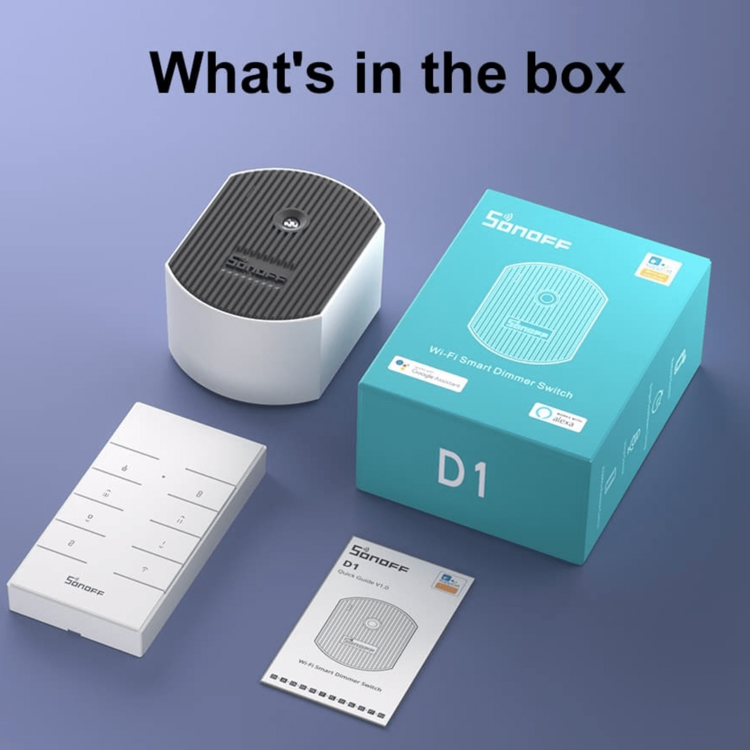 Interruptor Dimmer Inteligente Sonoff D1 Blanco - Bestmart