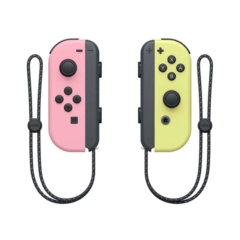 Joy - Con Nintendo Switch (L/R) - Japón - Rosado y amarillo pastel - Bestmart