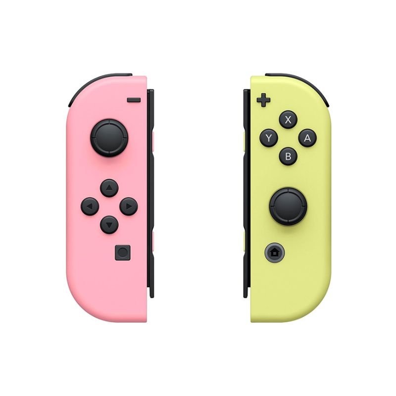Joy - Con Nintendo Switch (L/R) - Japón - Rosado y amarillo pastel - Bestmart