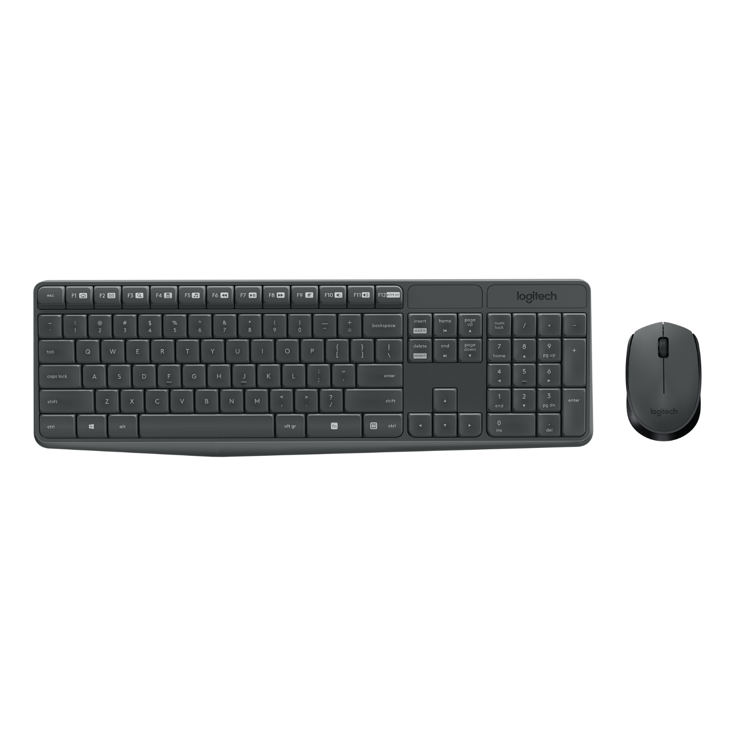 Kit Teclado + Mouse Logitech MK235 Español negro - Bestmart