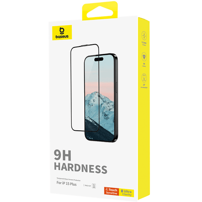 Lámina Protectora Baseus de Vidrio Templado para iPhone 15 Plus - Diamond Series - Bestmart