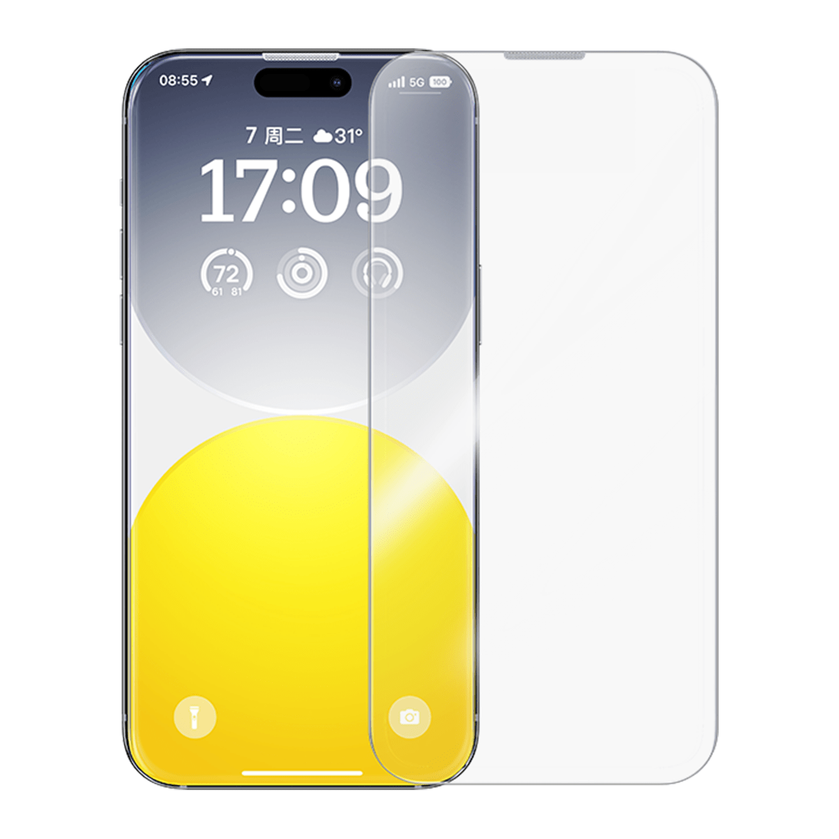 Lámina Protectora Baseus de Vidrio Templado para iPhone 15 Pro Max - Diamond Series
