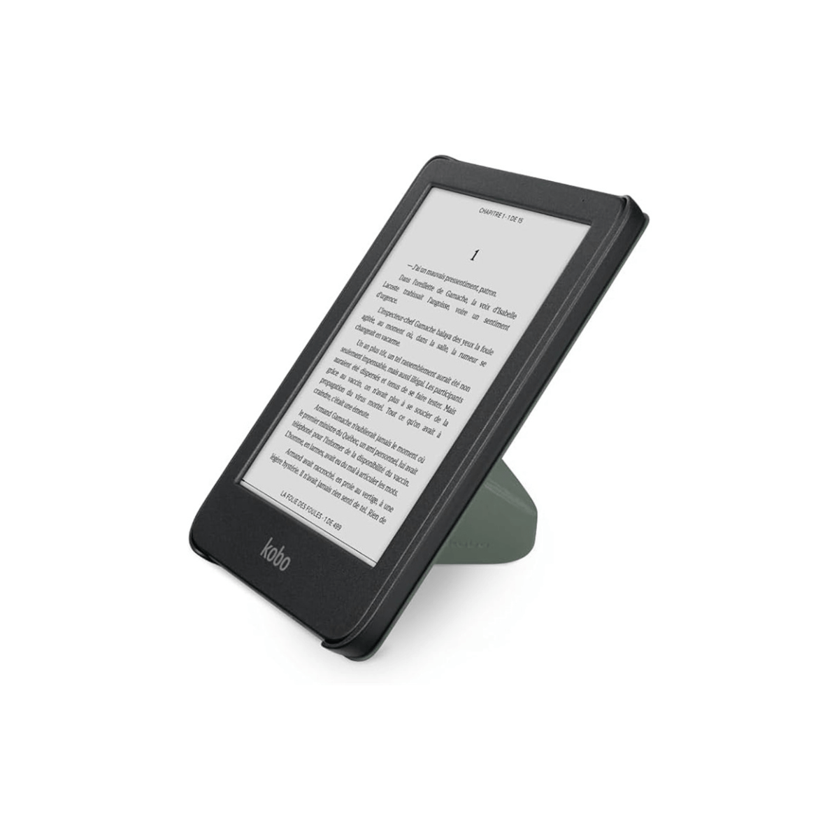 Lector e reader Kobo Clara BW Negro con Funda SleepCover Verde - Bestmart