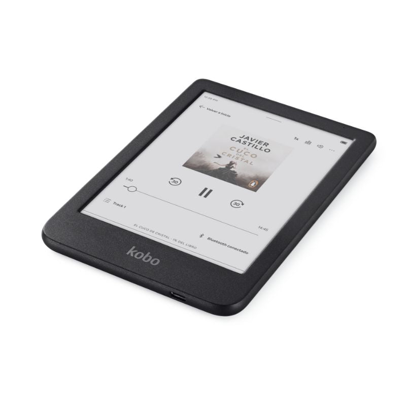 Lector e reader Kobo Clara Colour Negro con Funda SleepCover Verde - Bestmart