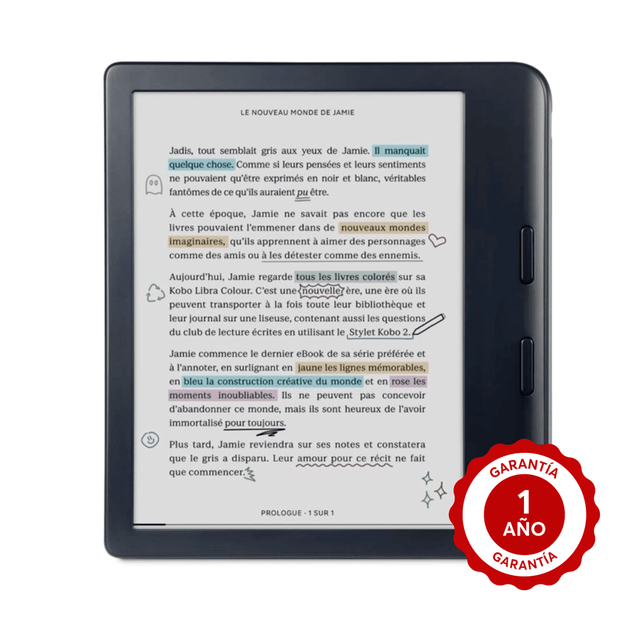 Lector E Reader Kobo Libra Colour HD 7" 32GB Negro Open Box - Bestmart