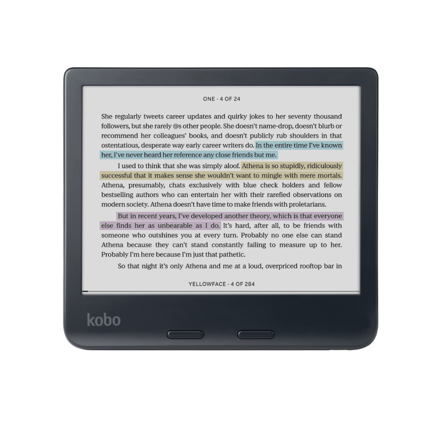 Lector E Reader Kobo Libra Colour HD 7" 32GB Negro Open Box - Bestmart