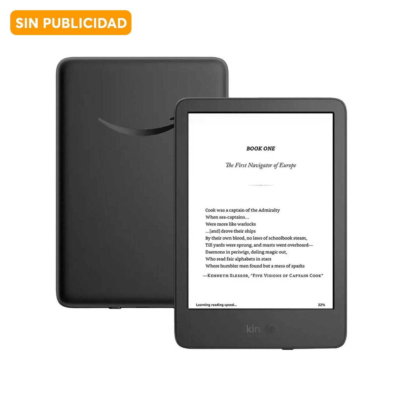 Lector eReader Amazon Kindle 6" 16GB 2024 Sin publicidad - Negro