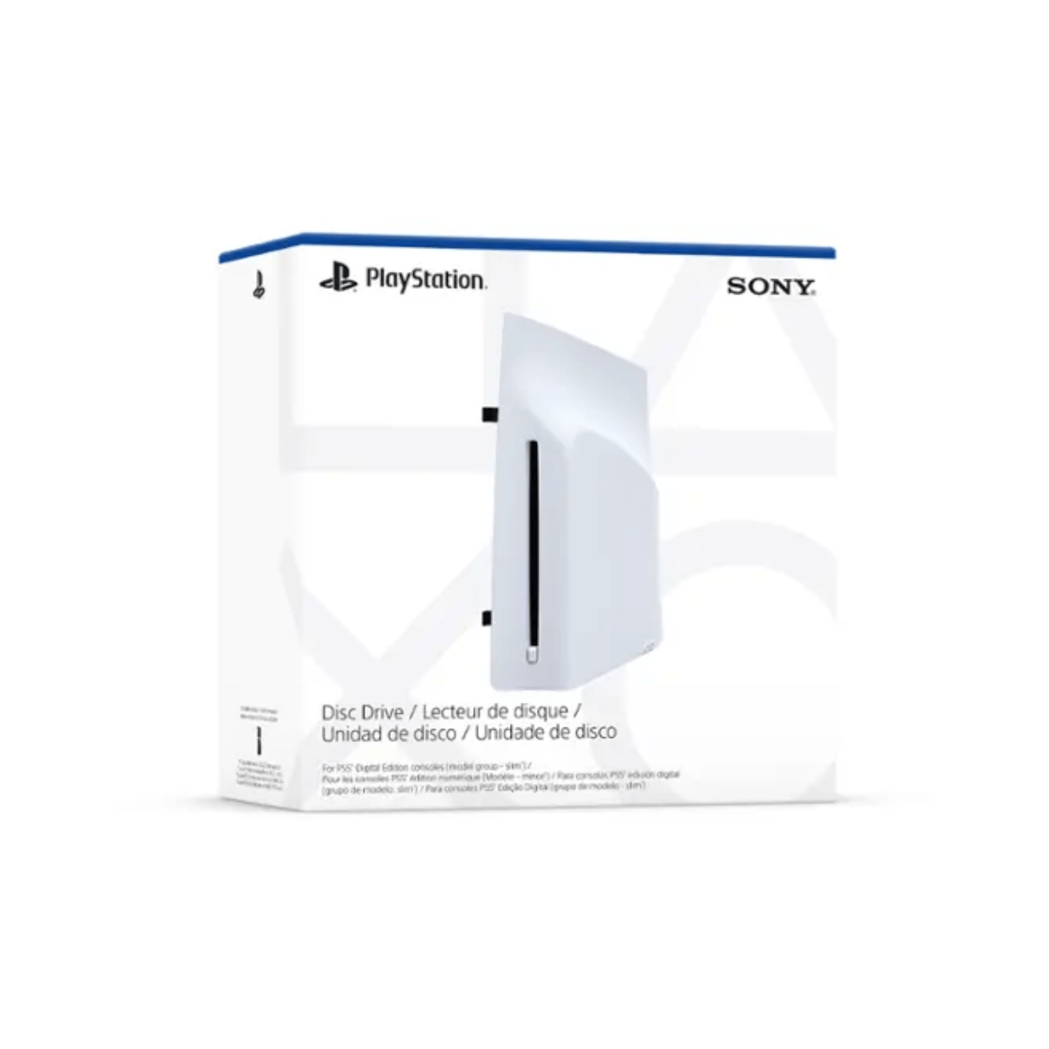 Lector ps5 Unidad de disco externa Edición Digital (modelos Slim y Pro) Blanco - Bestmart