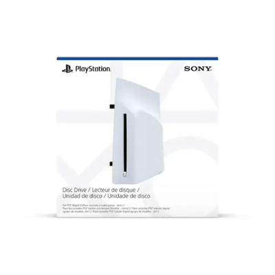 Lector ps5 Unidad de disco externa Edición Digital (modelos Slim y Pro) Blanco - Bestmart