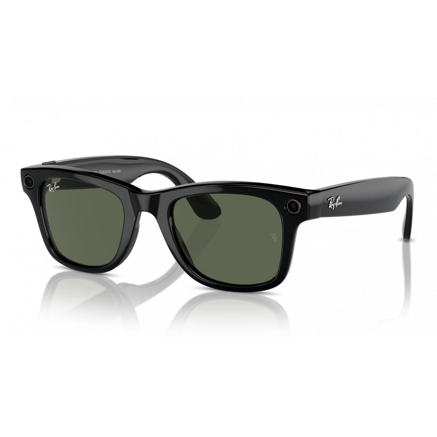 Lentes Inteligentes Ray-Ban Meta Wayfarer RW4008 Negro Lentes Verde G-15 Large - Bestmart