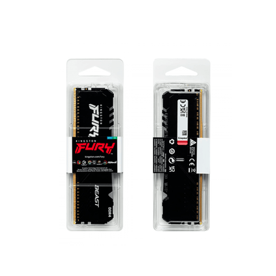 MEMORIA RAM DDR4 KINGSTON FURY BEAST RGB 8GB 3200MHZ DIMM - Bestmart