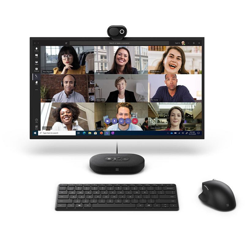 Microsoft Webcam Modern FHD para Empresas - Negra - Bestmart