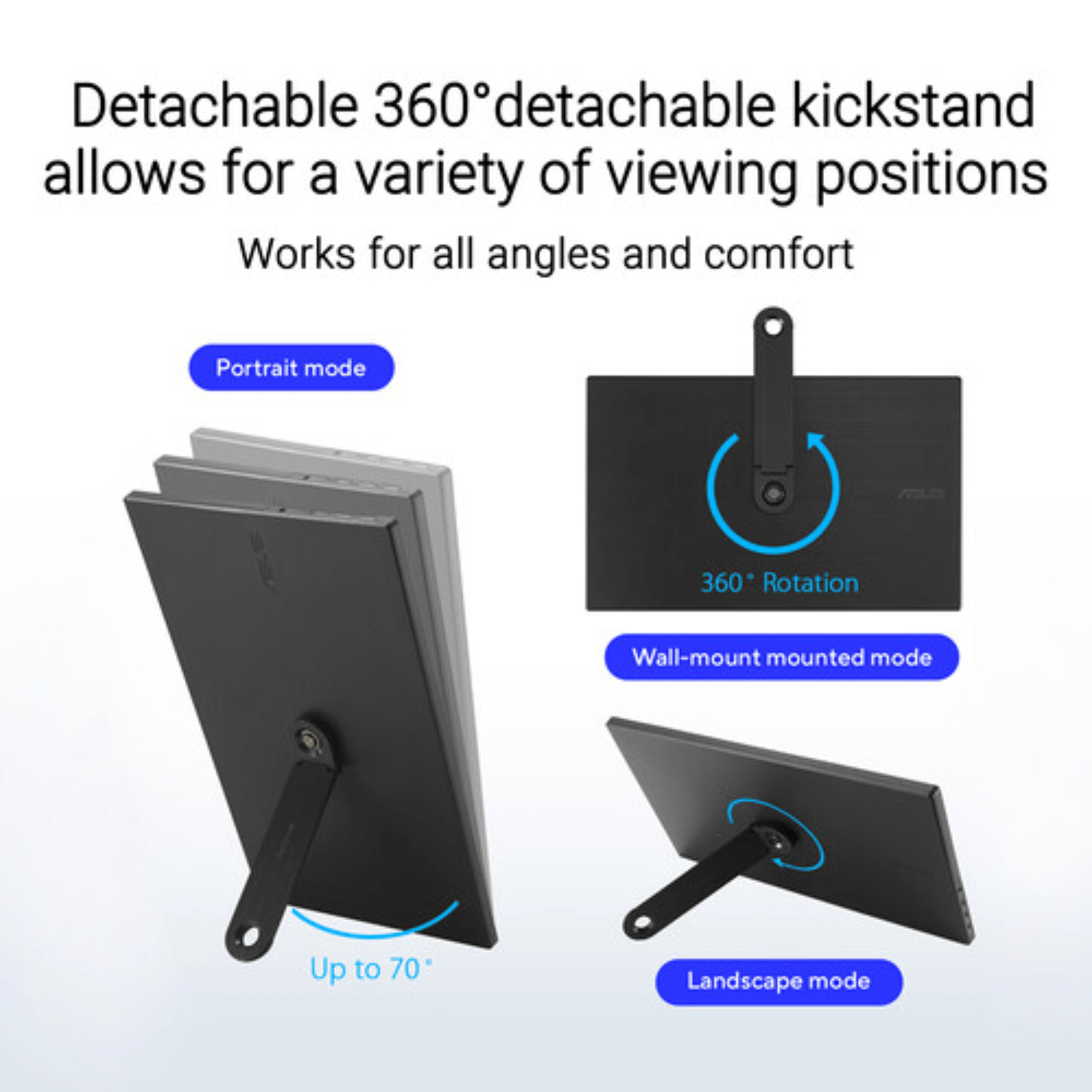 Monitor Portátil ASUS 15,6" FHD 1080p USB - C Mini HDMI 3,5mm Negro - Bestmart