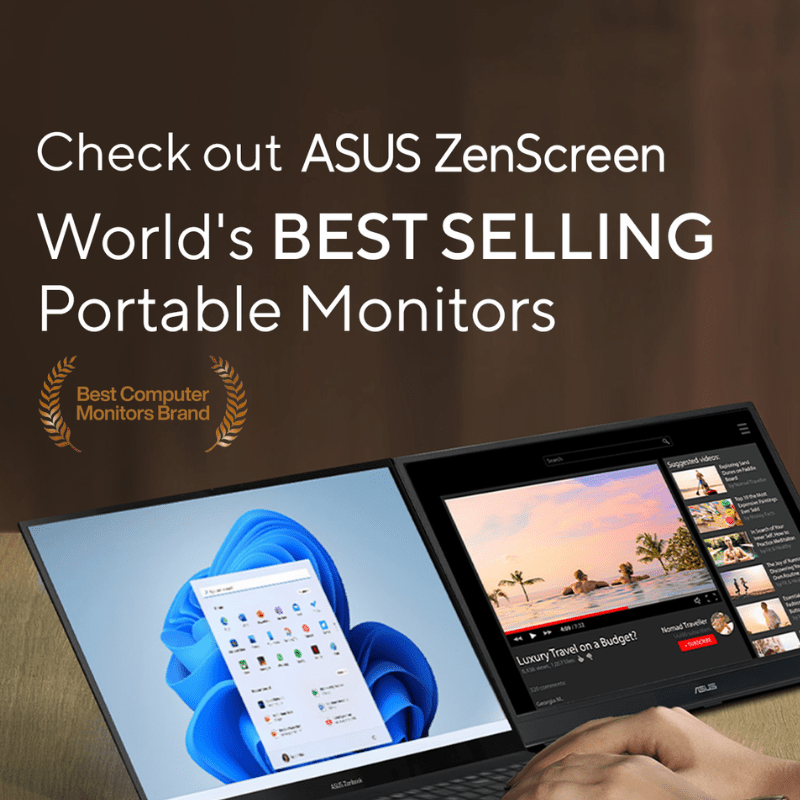 Monitor Portatil ASUS MB166C 15.6" FHD (1920 x 1080) 60Hz - Bestmart