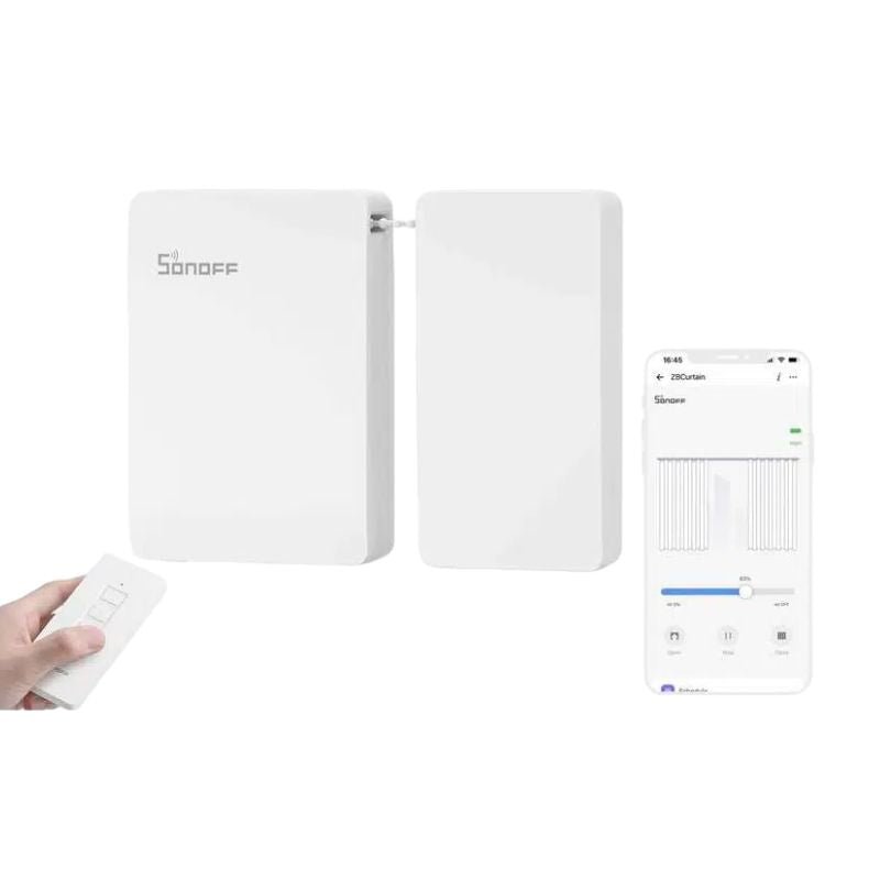Motor De Cortina Inteligente - Sonoff Zigbee ZBCurtain - Blanco - Bestmart