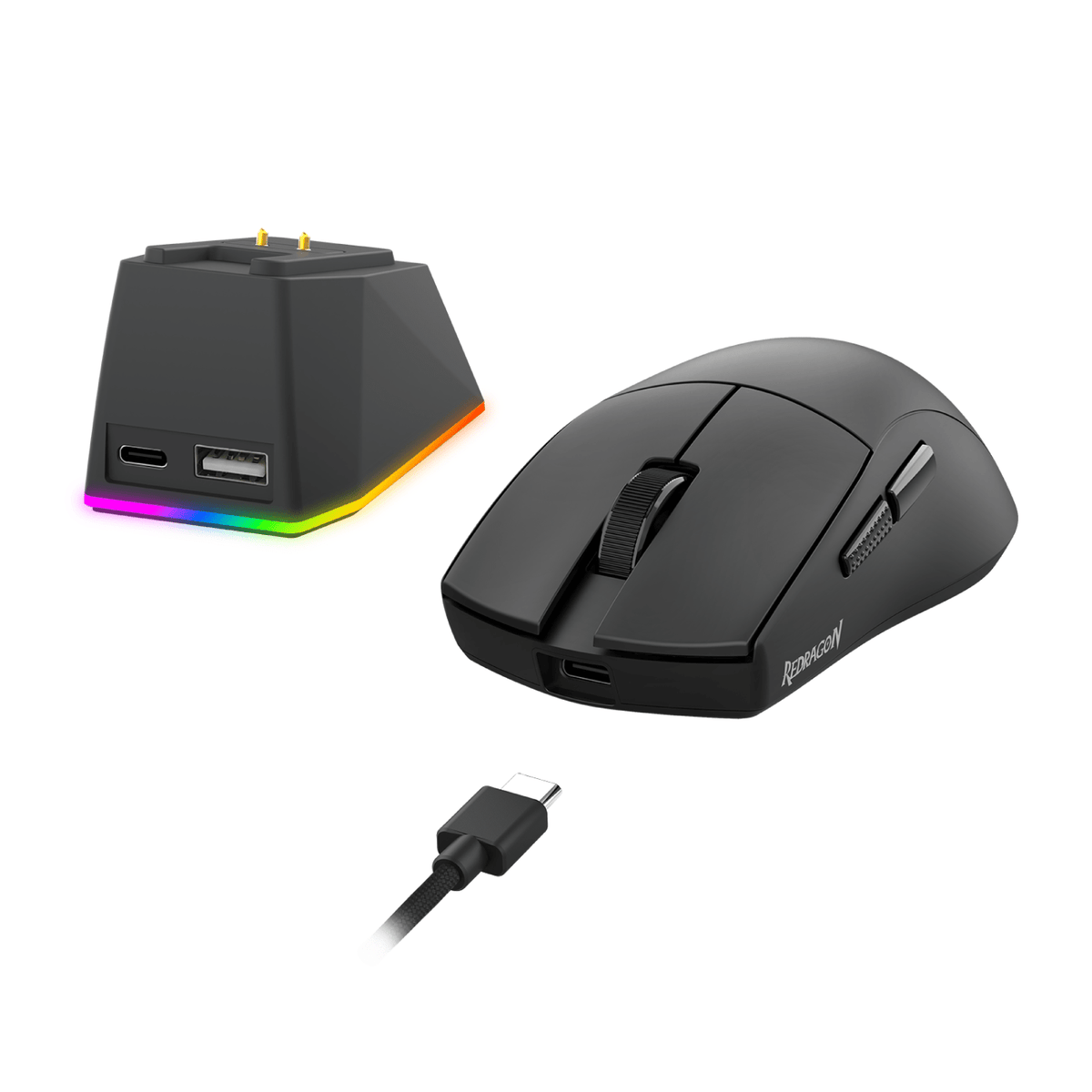 Mouse Gamer Inalámbrico Redragon King Ultra M999 RGB - Bestmart