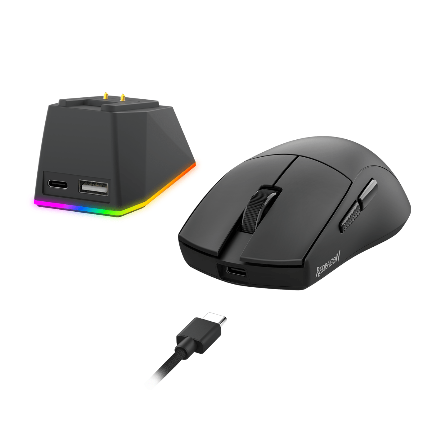 Mouse Gamer Inalámbrico Redragon King Ultra M999 RGB - Bestmart