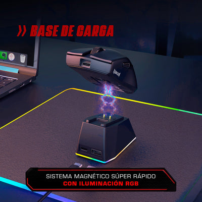 Mouse Gamer Inalámbrico Redragon King Ultra M999 RGB - Bestmart