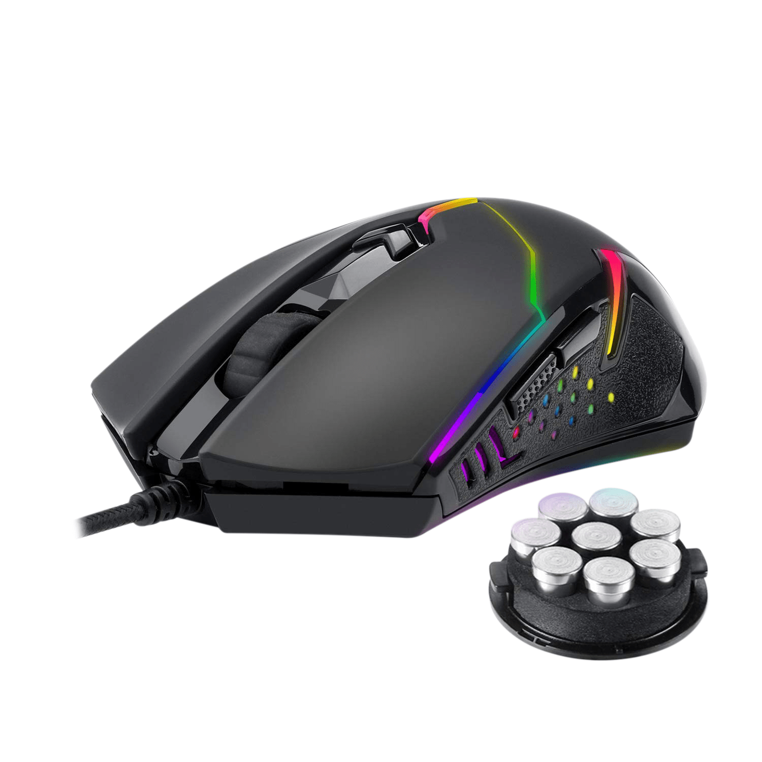 Mouse Gamer Redragon Centrophorus M601 RGB Negro - Bestmart