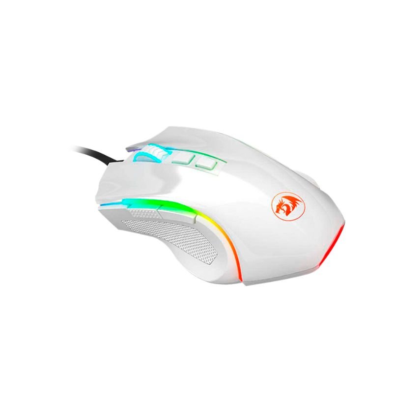 Mouse Gamer Redragon GRIFFIN M607 RGB - 7200 DPI - Blanco - Bestmart