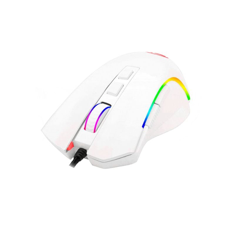 Mouse Gamer Redragon GRIFFIN M607 RGB - 7200 DPI - Blanco - Bestmart