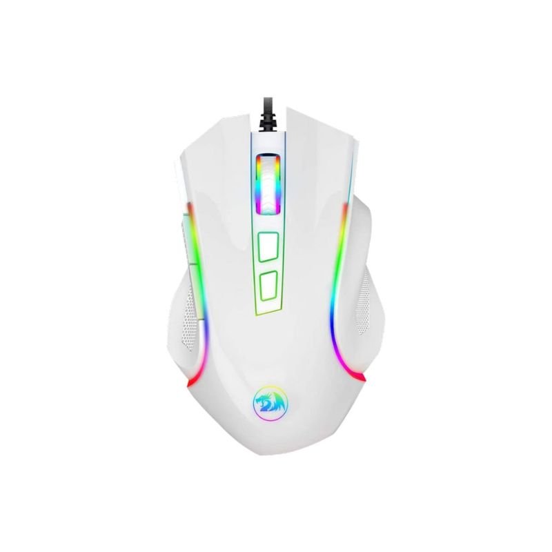Mouse Gamer Redragon GRIFFIN M607 RGB - 7200 DPI - Blanco - Bestmart