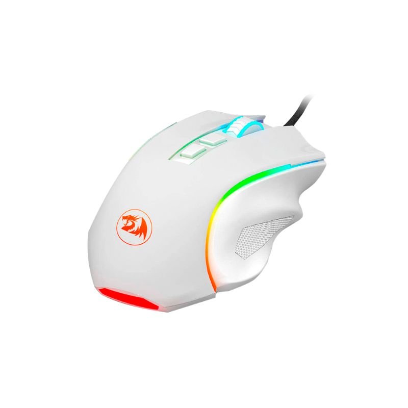 Mouse Gamer Redragon GRIFFIN M607 RGB - 7200 DPI - Blanco - Bestmart