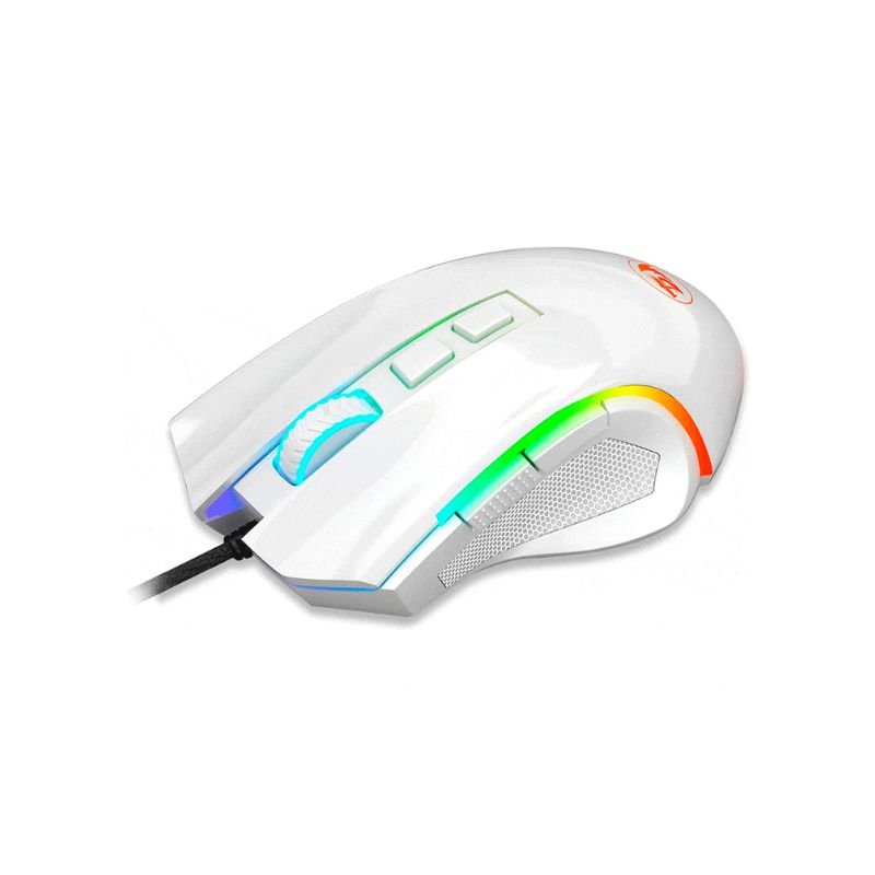 Mouse Gamer Redragon GRIFFIN M607 RGB - 7200 DPI - Blanco - Bestmart