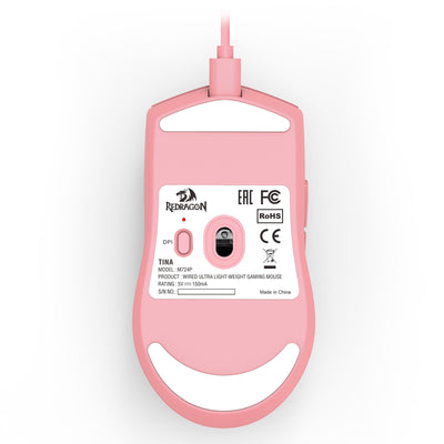 Mouse Gamer Redragon King M724P - Rosado - Bestmart
