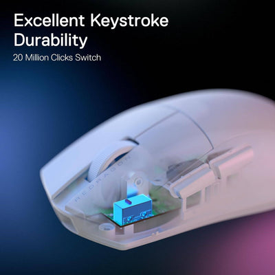 Mouse Gamer Redragon King M724W - Blanco - Bestmart