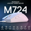 Mouse Gamer Redragon King M724W - Blanco - Bestmart