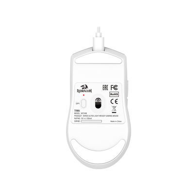Mouse Gamer Redragon King M724W - Blanco - Bestmart