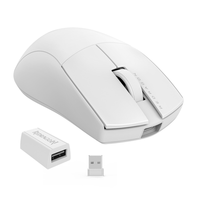 Mouse Gamer Redragon King Pro M916 - 1K Hz - Blanco - Bestmart