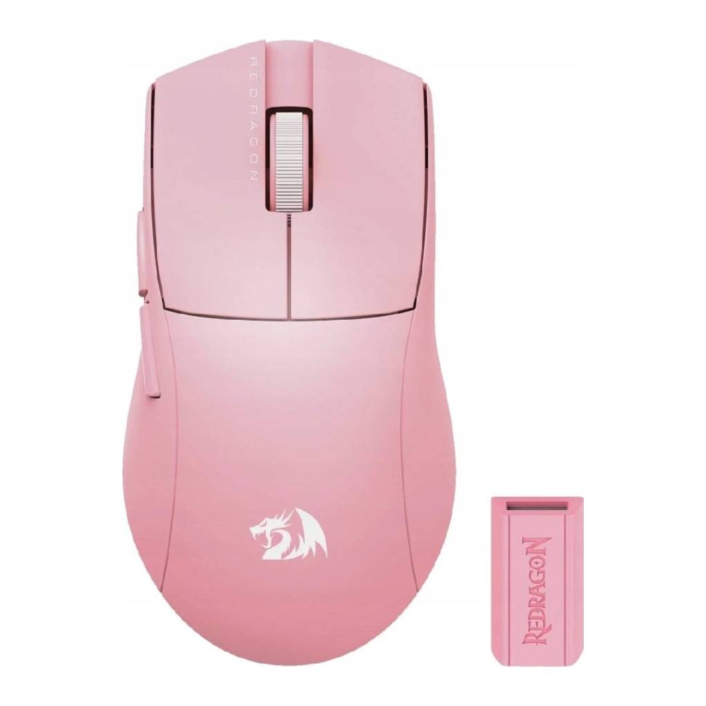 Mouse Gamer Redragon King Pro M916 4K Hz Rosado - Bestmart