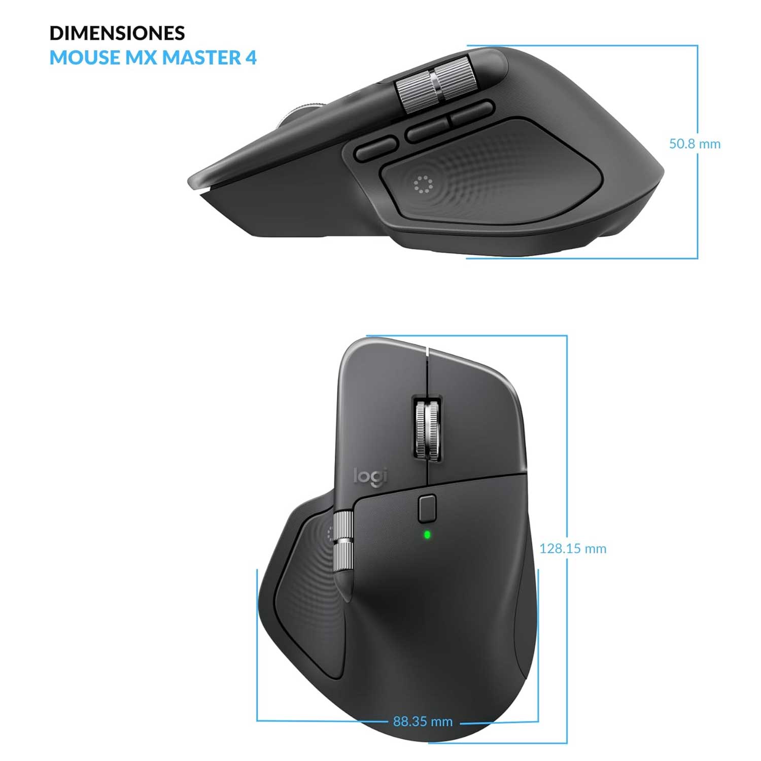Mouse inalámbrico Bluetooth Logitech MX Master 4 Negro - Bestmart