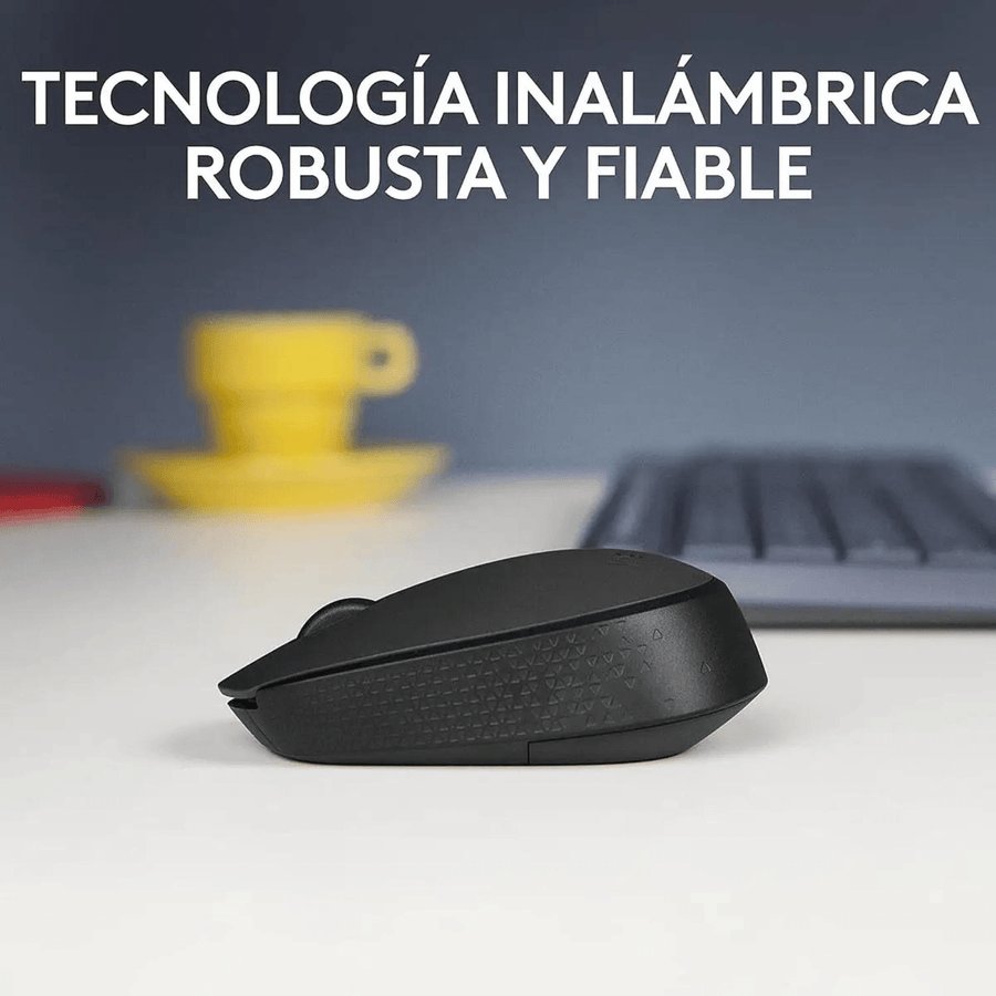 Mouse inalámbrico Logitech M170 negro - Bestmart