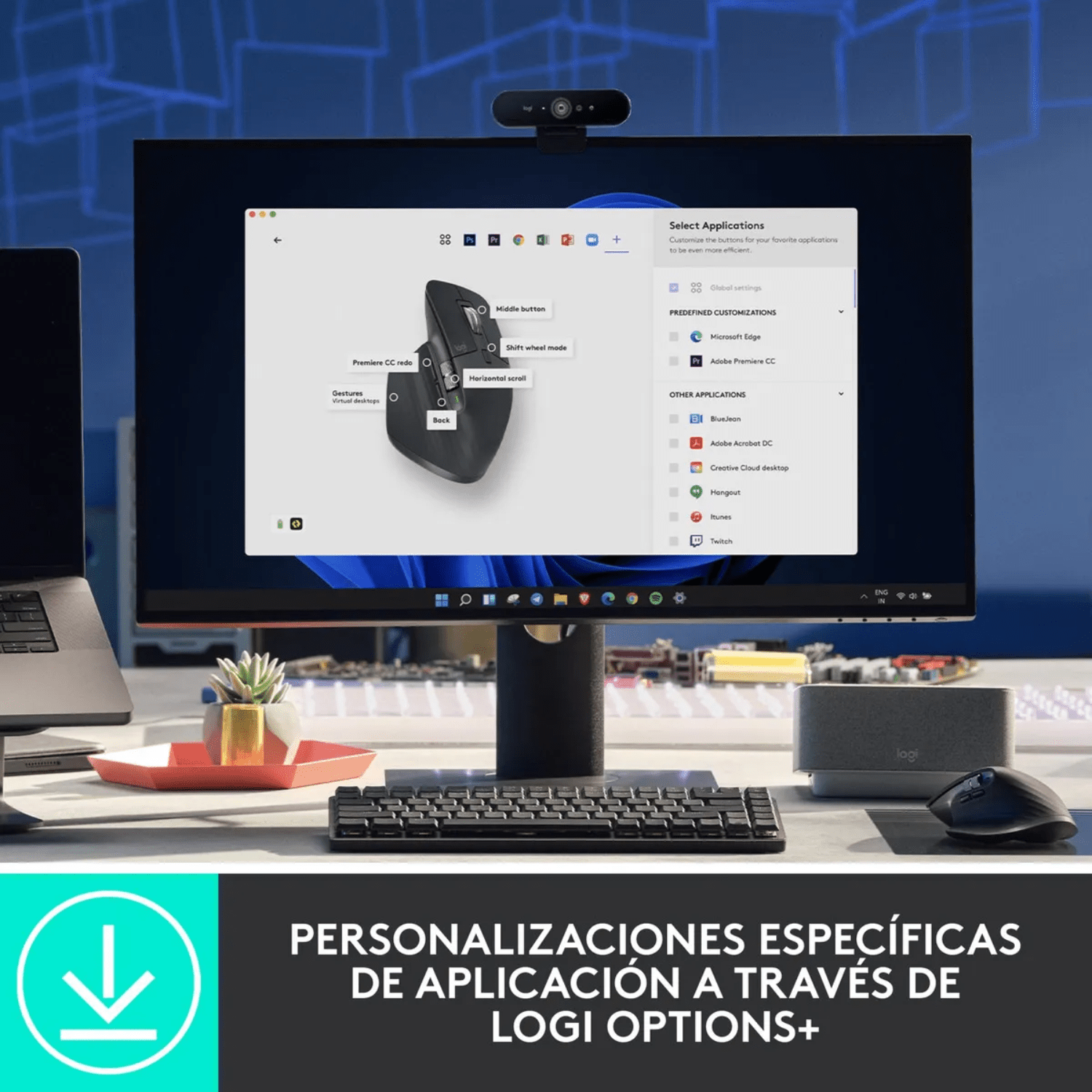 Mouse inalámbrico Logitech MX Master 3S gris - Bestmart