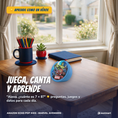 Echo Pop Kids Marvel - Juega canta y aprende