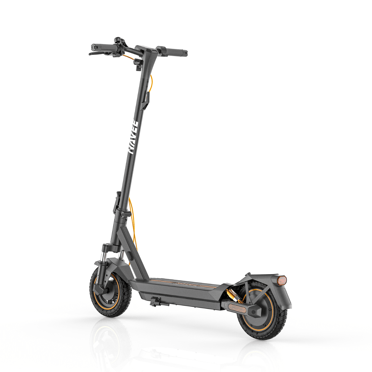 Navee Scooter Eléctrico GT3 Pro Plegable Autonomía 60km Máx 32km/h Neumáticos 10" 1000W Suspensión Cuádruple TCS Negro Open Box - Bestmart