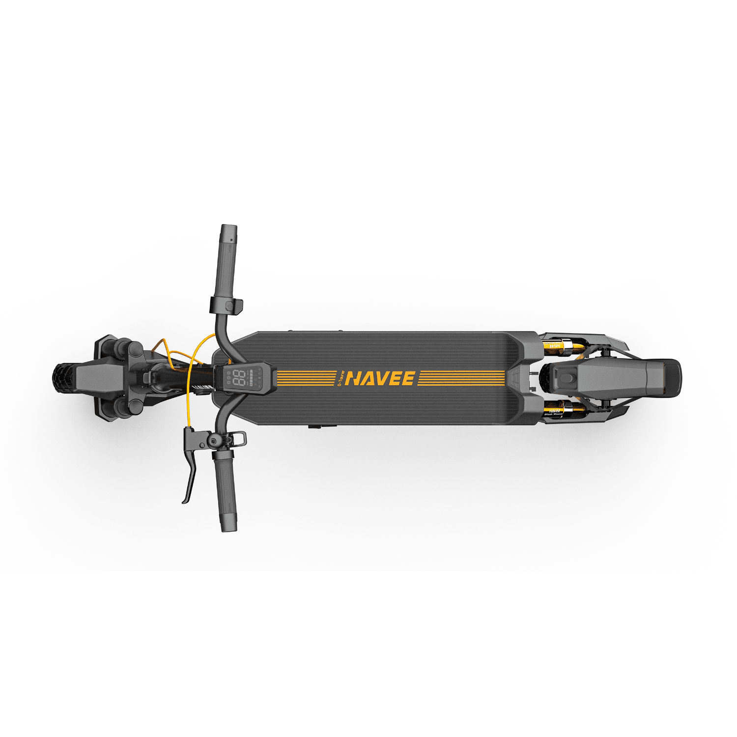 Navee Scooter Eléctrico GT3 Pro Plegable Autonomía 60km Máx 32km/h Neumáticos 10" 1000W Suspensión Cuádruple TCS Negro Open Box - Bestmart