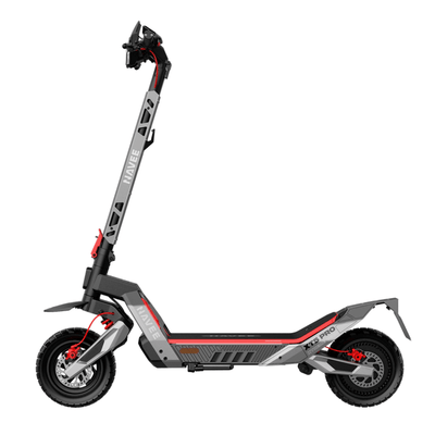 Navee Scooter Eléctrico XT5 Pro Todoterreno Plegable Autonomía 75km Máx 50km/h Neumáticos 12" 2200W Triple Freno Suspensión Doble IPX6 Negro - Bestmart