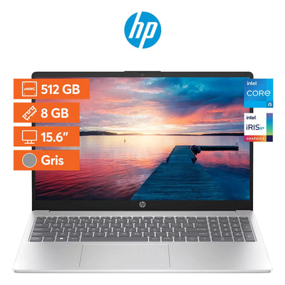 Notebook HP 15.6" Intel Core i5 - 1334U - 8GB RAM - 512GB SSD - Gris - Bestmart