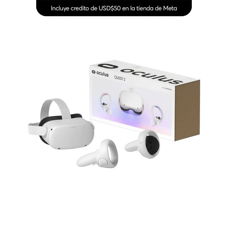 Oculus Meta Quest 2 - Lentes de realidad virtual + Gift Card - Bestmart