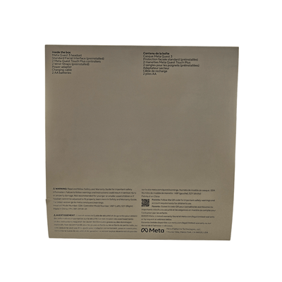 Oculus Meta Quest 3 - Lentes de realidad virtual - 128 GB (Reacondicionado) - Bestmart