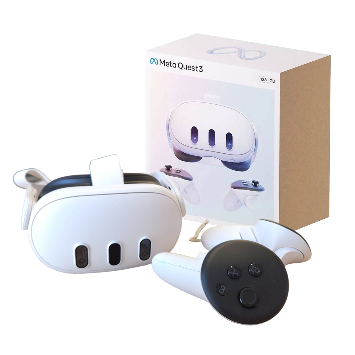 Oculus Meta Quest 3 - Lentes de realidad virtual - 128 GB (Reacondicionado) - Bestmart
