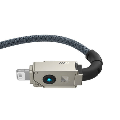 Pack 2 Cables Carga Rápida Baseus Tipo C a Lightning 1m 20W - Blanco y Negro - Bestmart