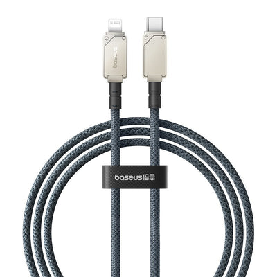 Pack 2 Cables Carga Rápida Baseus Tipo C a Lightning 1m 20W - Blanco y Negro - Bestmart
