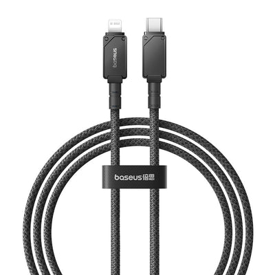 Pack 2 Cables Carga Rápida Baseus Tipo C a Lightning 1m 20W - Blanco y Negro - Bestmart