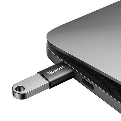 Pack Adaptadores Baseus Mini OTG 10Gbps - Tipo C a USB 3.1 - Negro / Azul - Bestmart