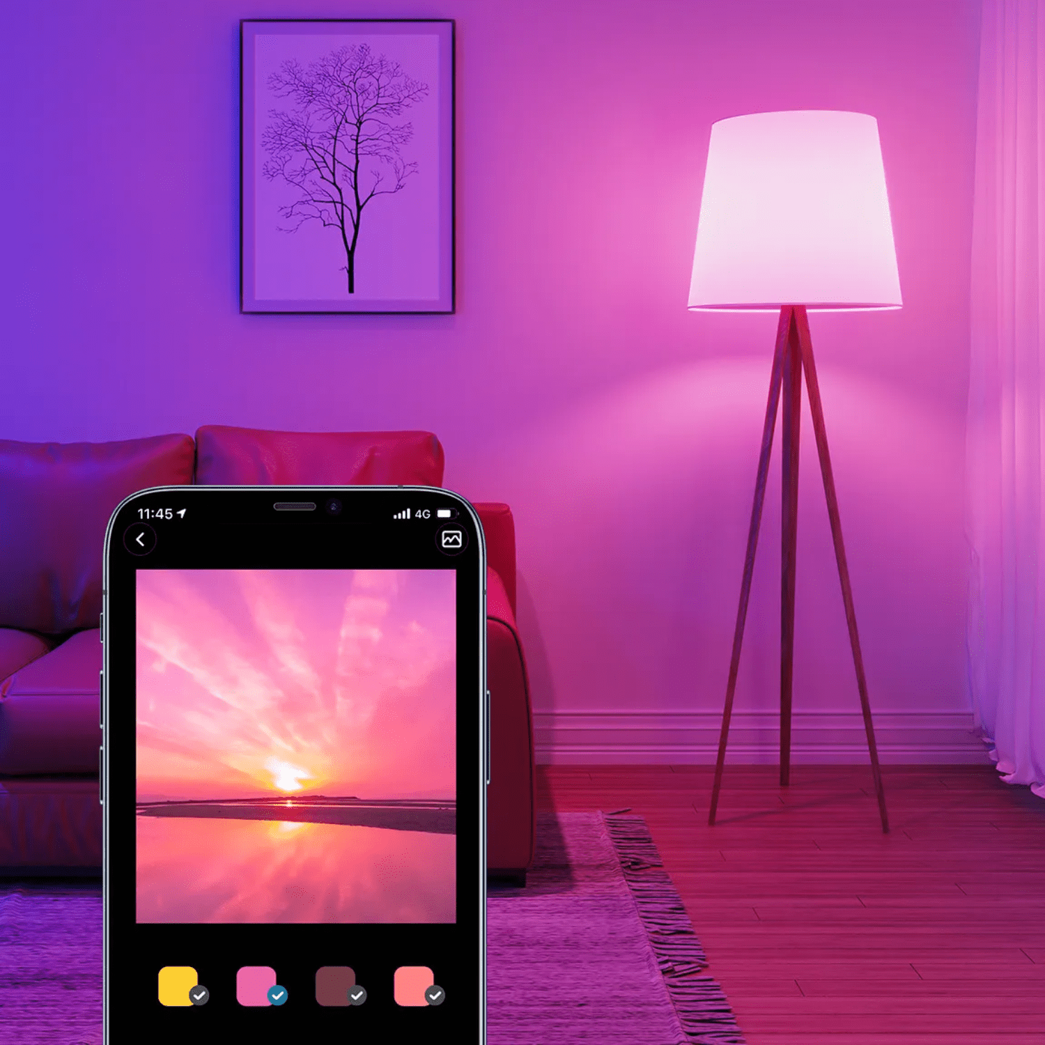 Pack Alexa Echo Pop Negro + Ampolleta Inteligente Govee RGBWW - Bestmart